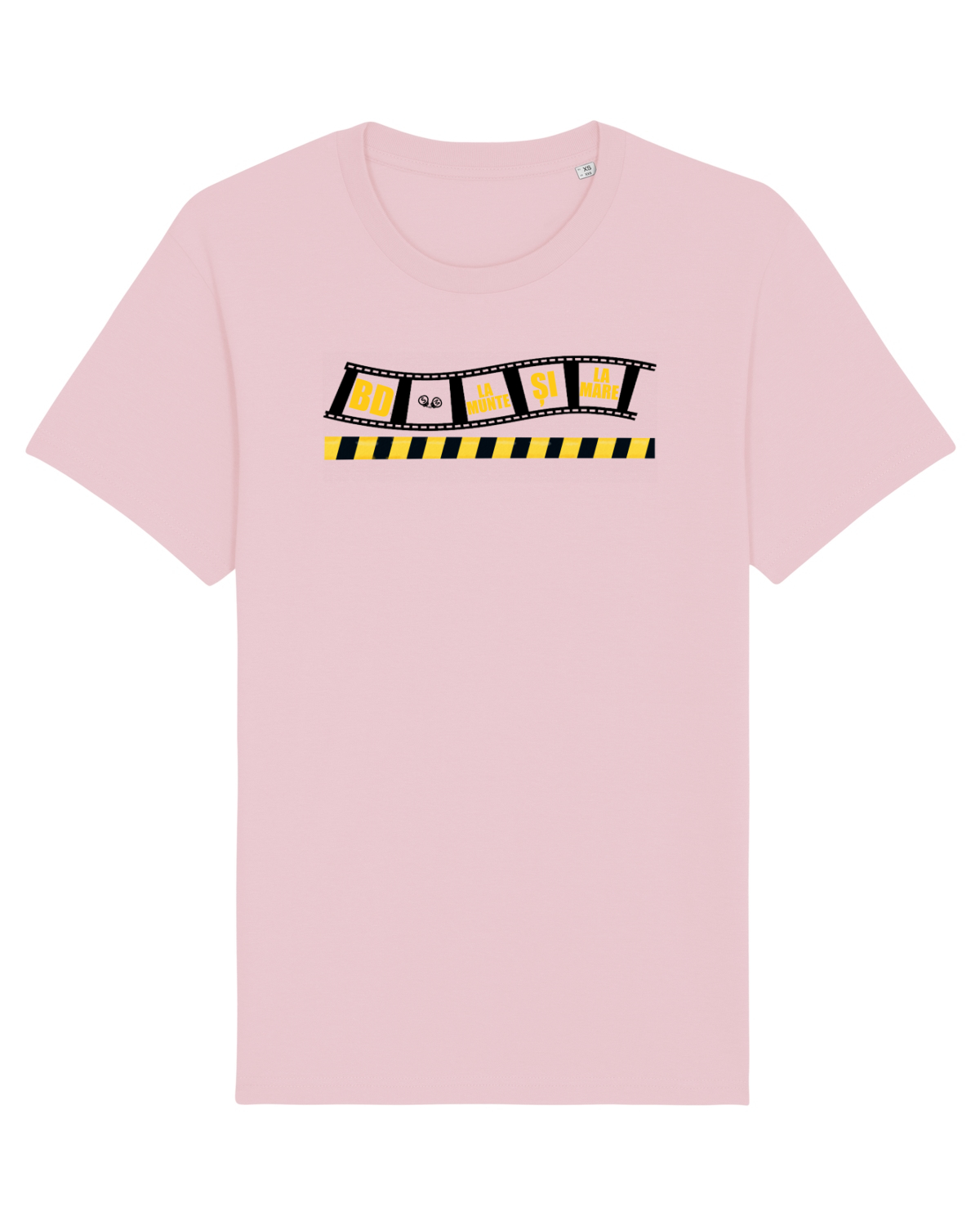 Tricou mânecă scurtă Unisex Rocker Cotton Pink