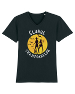 cu desene de Halloween - Clubul vrajitoarelor Tricou mânecă scurtă guler V Bărbat Presenter
