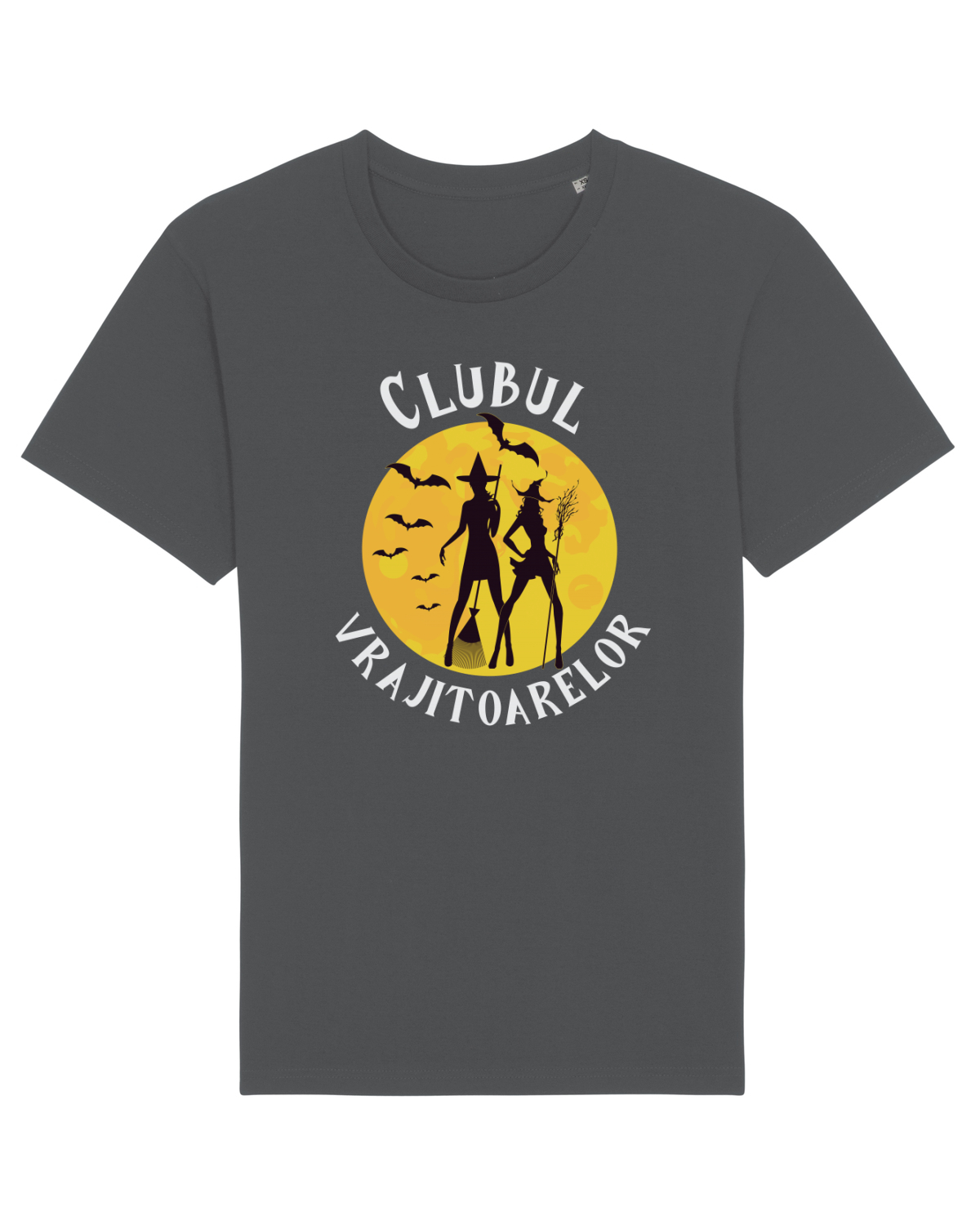 Tricou mânecă scurtă Unisex Rocker Anthracite