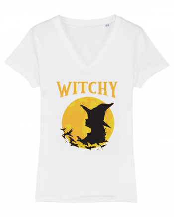 cu desene de Halloween - Witchy White
