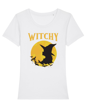 cu desene de Halloween - Witchy White