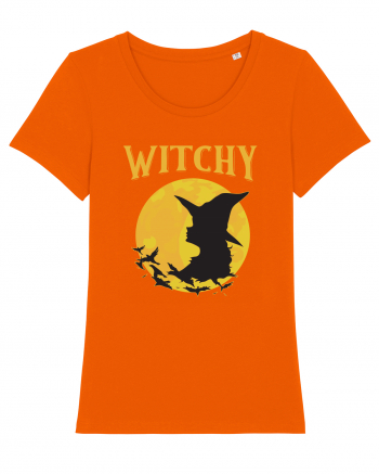 cu desene de Halloween - Witchy Bright Orange