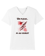 cu desene de Halloween - Un fleac m-au ciuruit Tricou mânecă scurtă guler V Bărbat Presenter