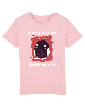 cu desene de Halloween - Nu mi-e frica de nimic Cotton Pink