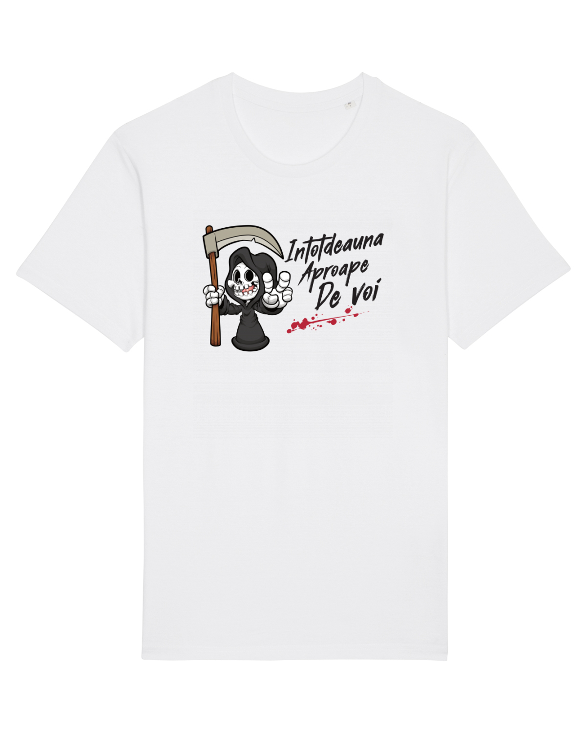 Tricou mânecă scurtă Unisex Rocker White