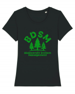 BDSM BioDiversity System Management Tricou mânecă scurtă guler larg fitted Damă Expresser