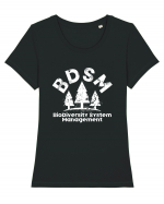 BDSM BioDiversity System Management Tricou mânecă scurtă guler larg fitted Damă Expresser