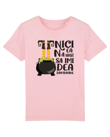 cu desene de Halloween - Nici ea n-a vrut sa-mi dea bomboane Cotton Pink