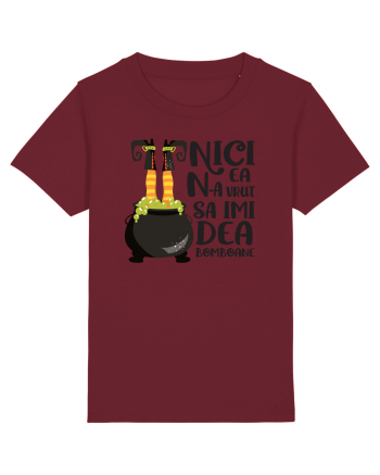 cu desene de Halloween - Nici ea n-a vrut sa-mi dea bomboane Burgundy