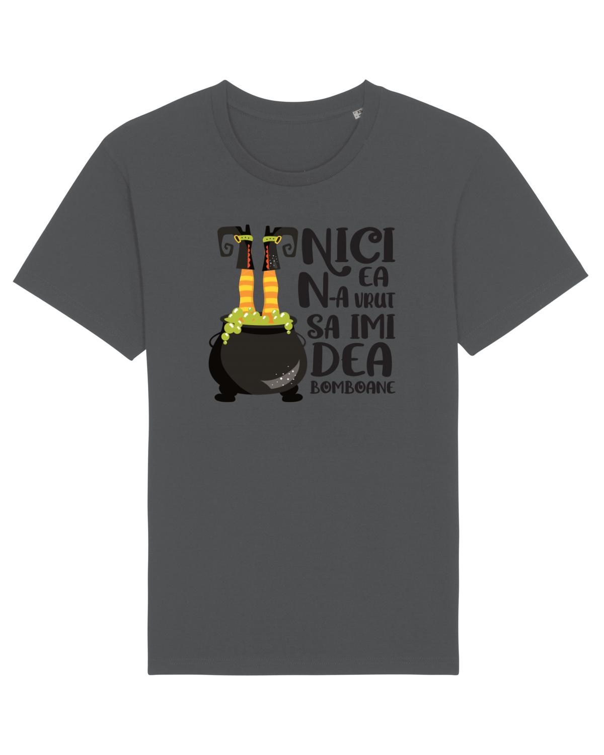 Tricou mânecă scurtă Unisex Rocker Anthracite