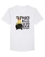 cu desene de Halloween - Nici ea n-a vrut sa-mi dea bomboane Tricou mânecă scurtă guler larg Bărbat Skater
