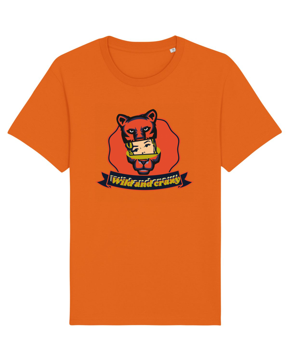 Tricou mânecă scurtă Unisex Rocker Bright Orange