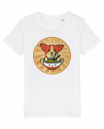 Corgi Eating Ramen Tricou mânecă scurtă  Copii Mini Creator