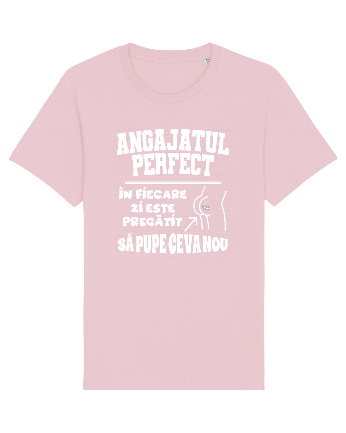 Tricou mânecă scurtă Unisex Rocker Cotton Pink