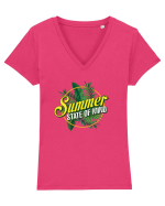 Summer State of Mind Tricou mânecă scurtă guler V Damă Evoker