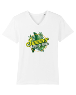 Summer State of Mind Tricou mânecă scurtă guler V Bărbat Presenter