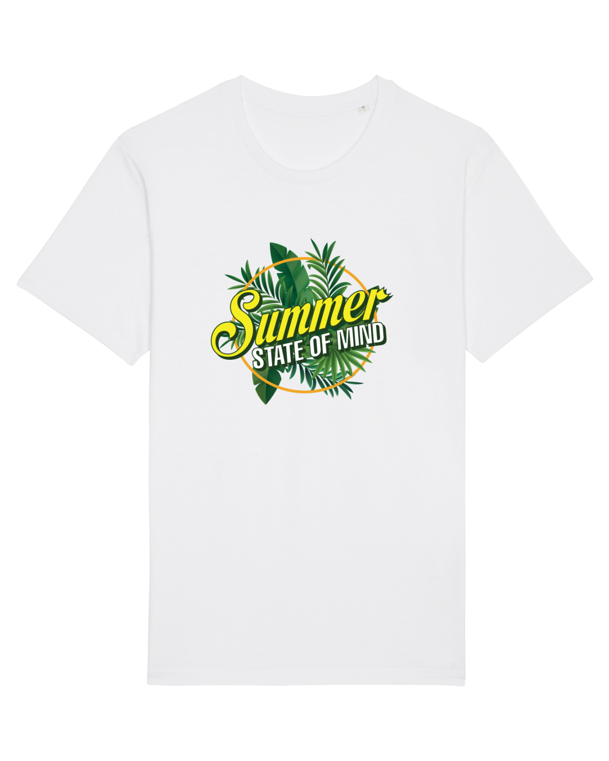 Tricou mânecă scurtă Unisex Rocker White