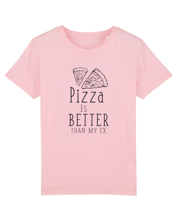 Pizza is Better Cotton Pink