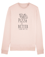 Pizza is Better Bluză mânecă lungă Unisex Rise