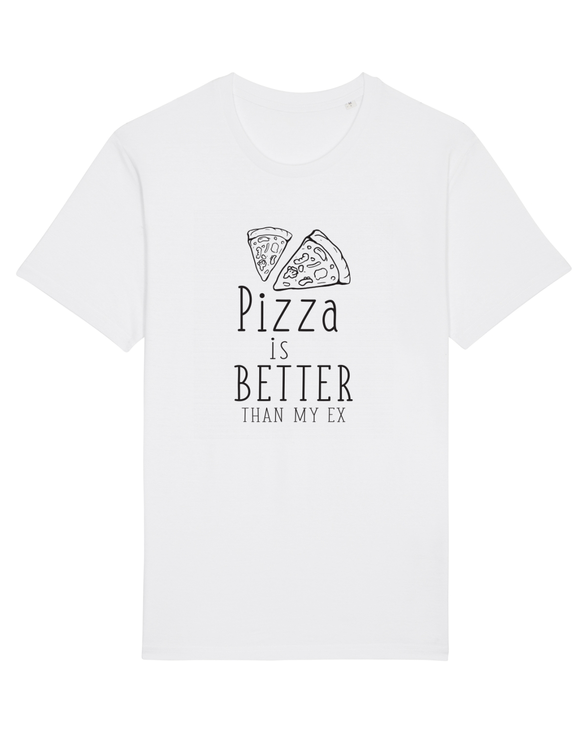 Tricou mânecă scurtă Unisex Rocker White