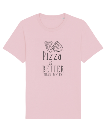 Pizza is Better Cotton Pink