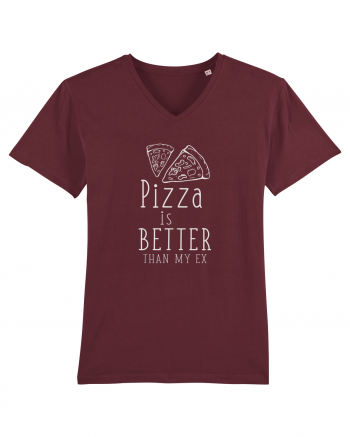 Pizza is Better Burgundy