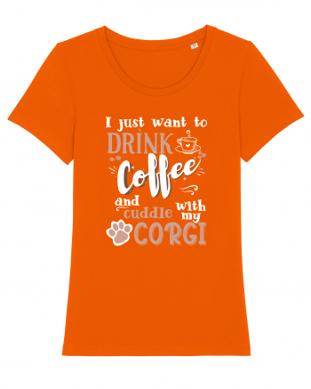 CORGI and coffee Bright Orange