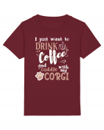 CORGI and coffee Tricou mânecă scurtă  Copii Mini Creator