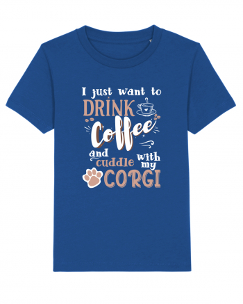 CORGI and coffee Majorelle Blue