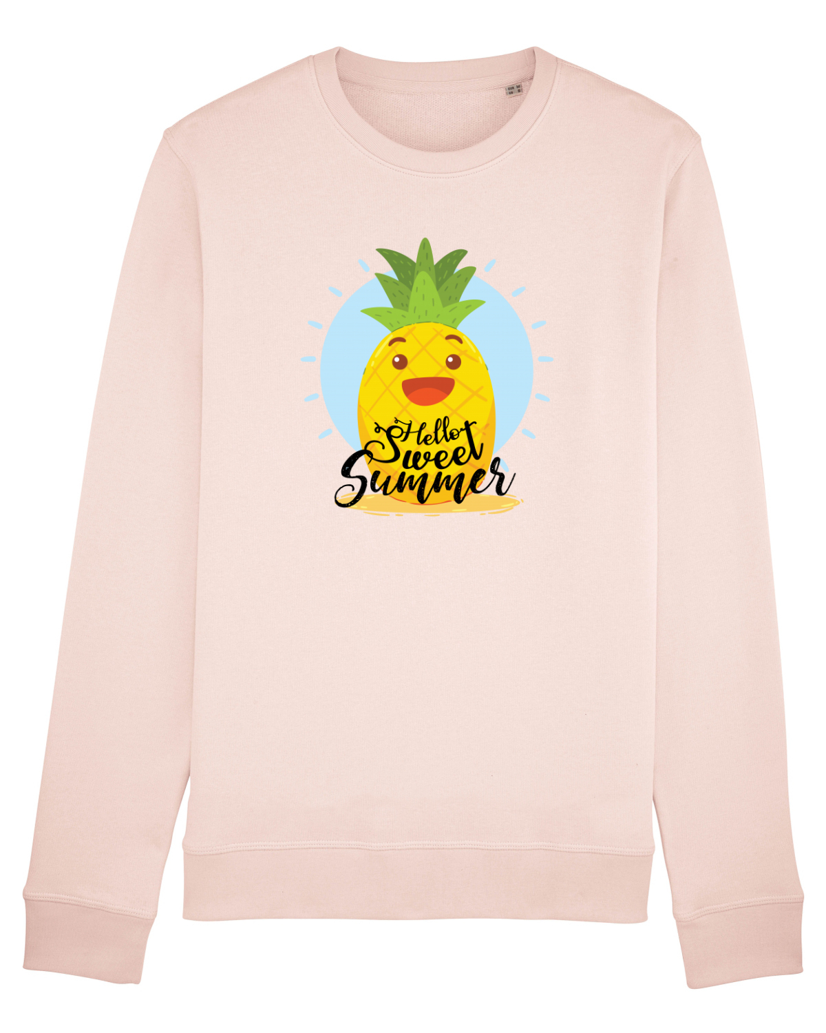 Bluză mânecă lungă Unisex Rise Candy Pink