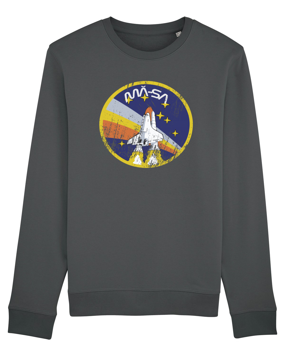 Bluză mânecă lungă Unisex Rise Anthracite