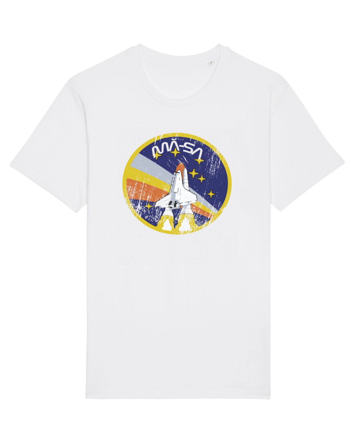 Tricou mânecă scurtă Unisex Rocker White