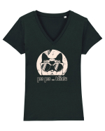 pss pss Tricou mânecă scurtă guler V Damă Evoker