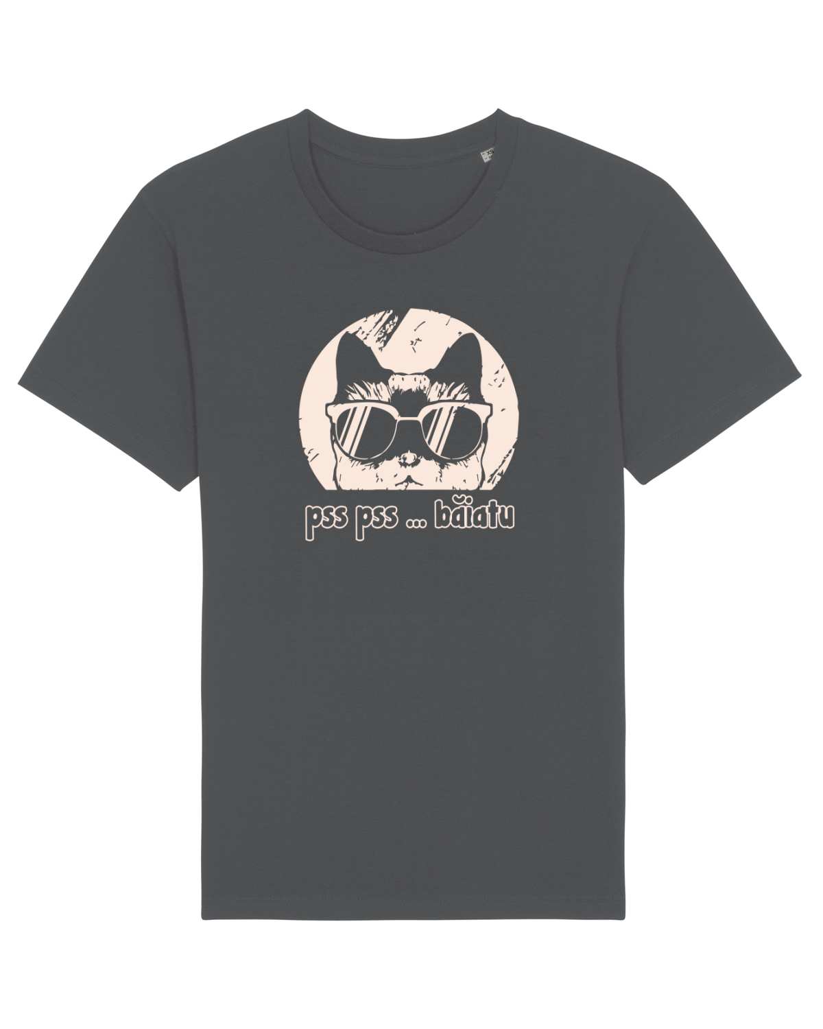 Tricou mânecă scurtă Unisex Rocker Anthracite
