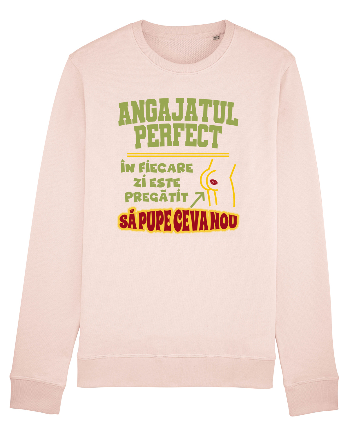 Bluză mânecă lungă Unisex Rise Candy Pink
