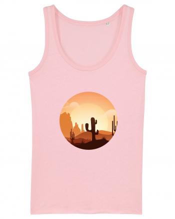 Desert Cactus Cotton Pink