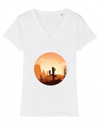 Desert Cactus White