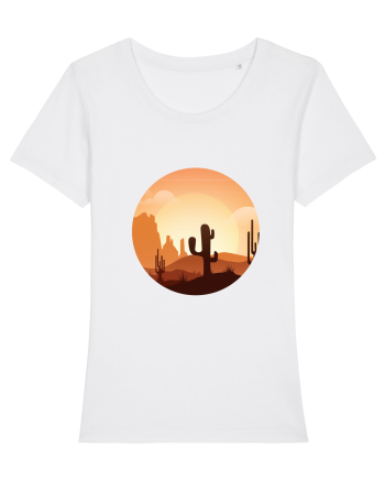 Desert Cactus White
