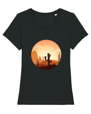 Desert Cactus Black