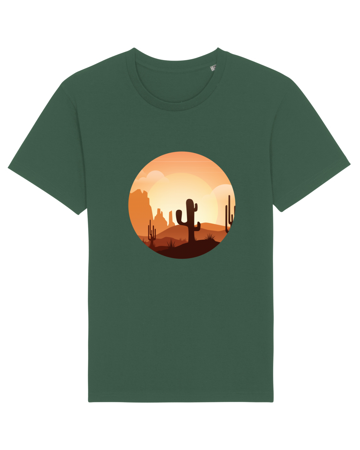 Tricou mânecă scurtă Unisex Rocker Bottle Green