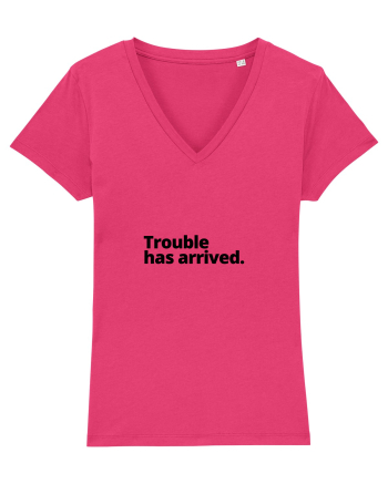 Trouble has arrived. (negru) Raspberry