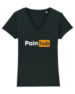 Pain Hub Tricou mânecă scurtă guler V Damă Evoker