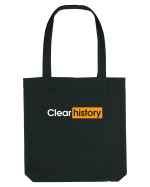 Clear history Sacoșă textilă