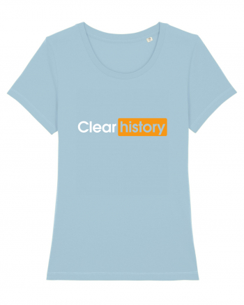 Clear history Sky Blue