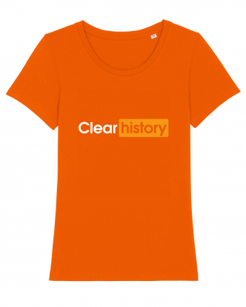 Clear history Bright Orange