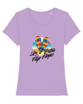 Summer Flip Flops Lavender Dawn