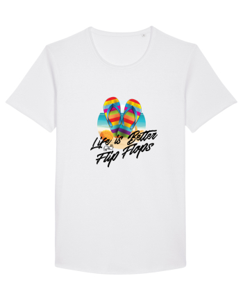 Summer Flip Flops White