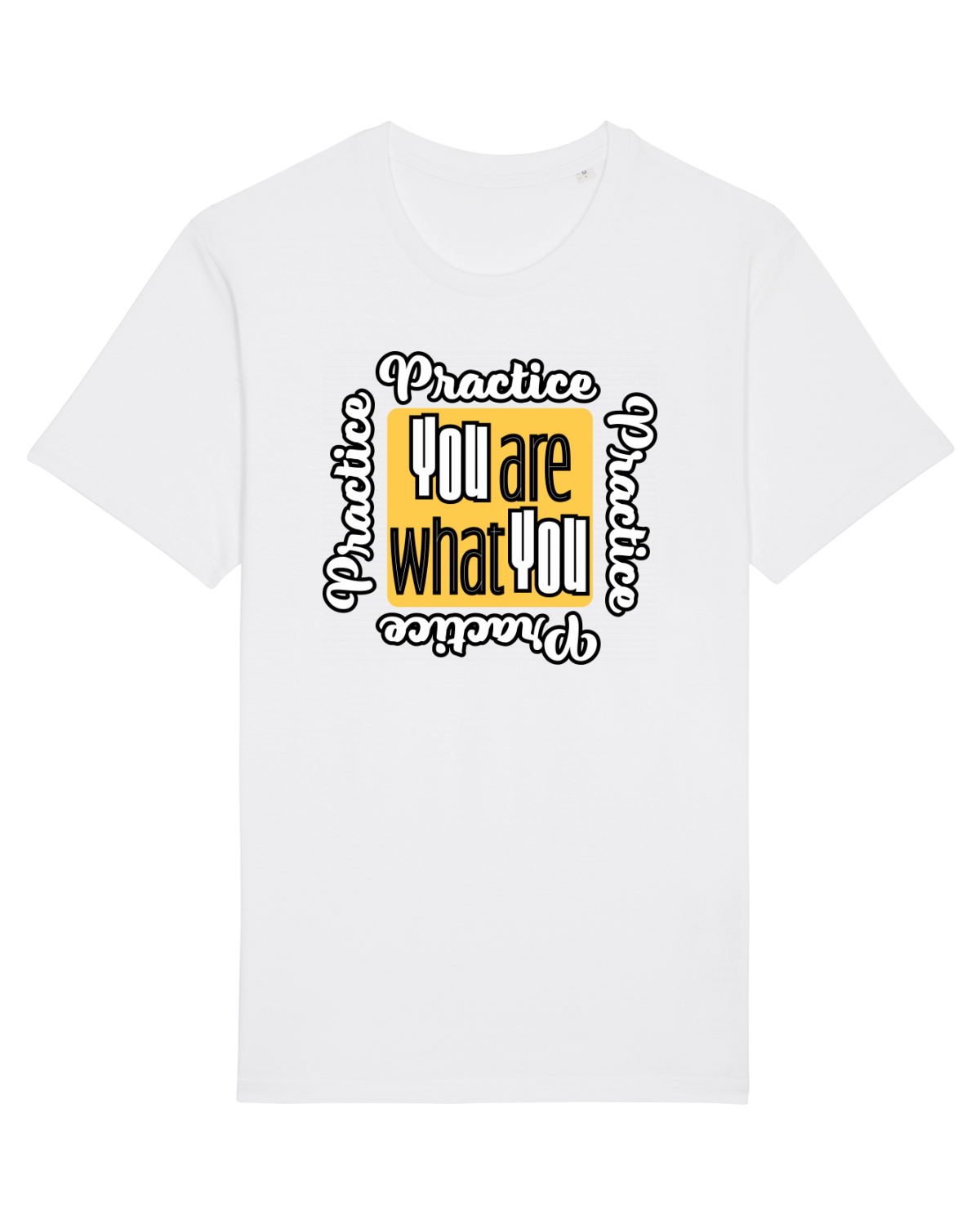 Tricou mânecă scurtă Unisex Rocker White