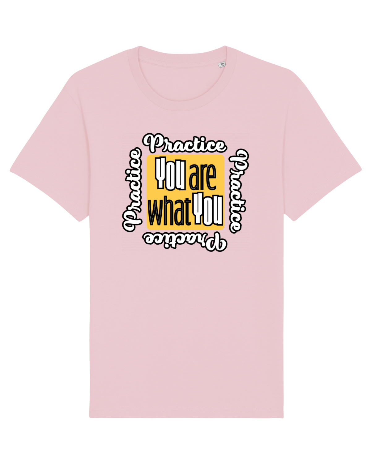 Tricou mânecă scurtă Unisex Rocker Cotton Pink