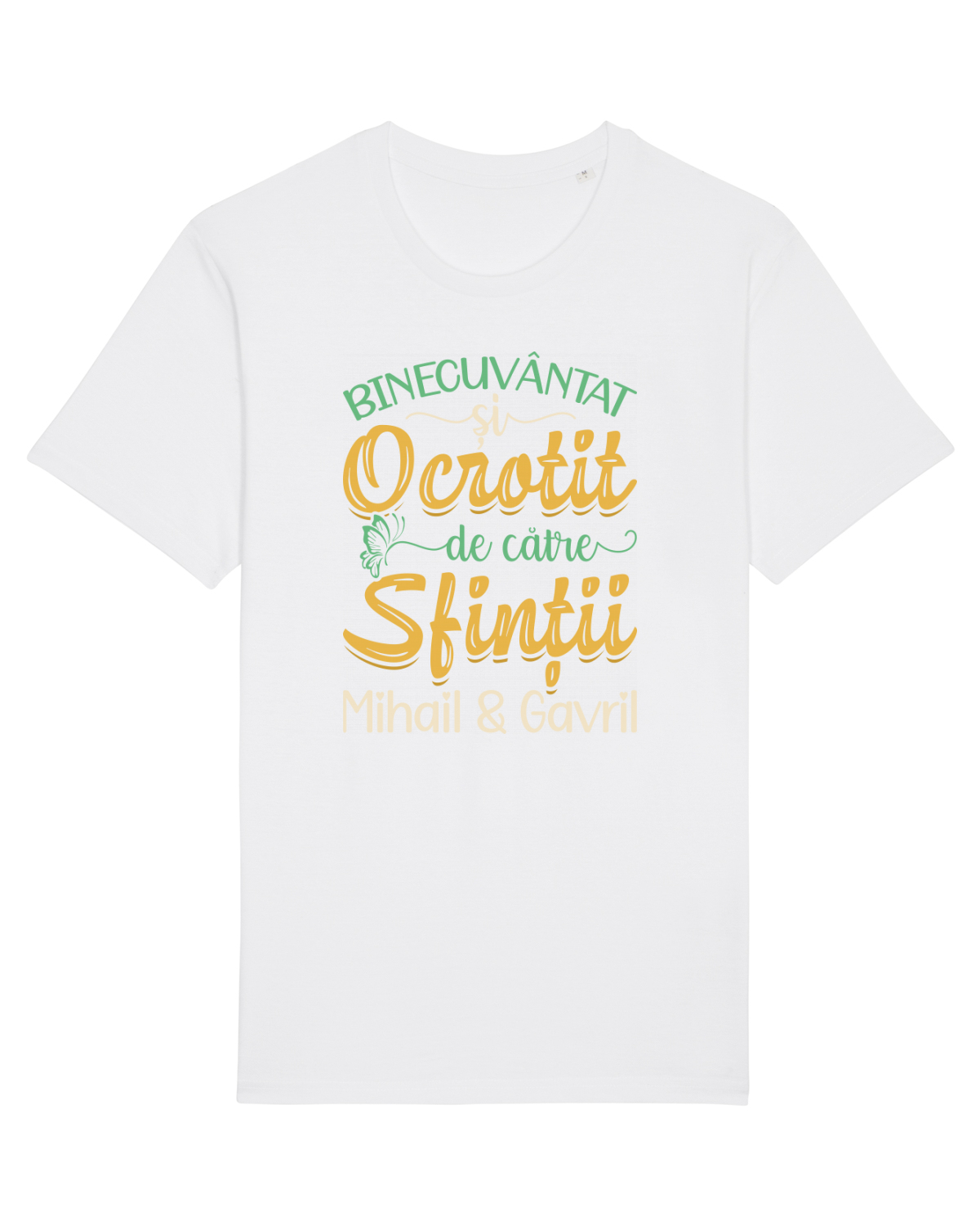 Tricou mânecă scurtă Unisex Rocker White